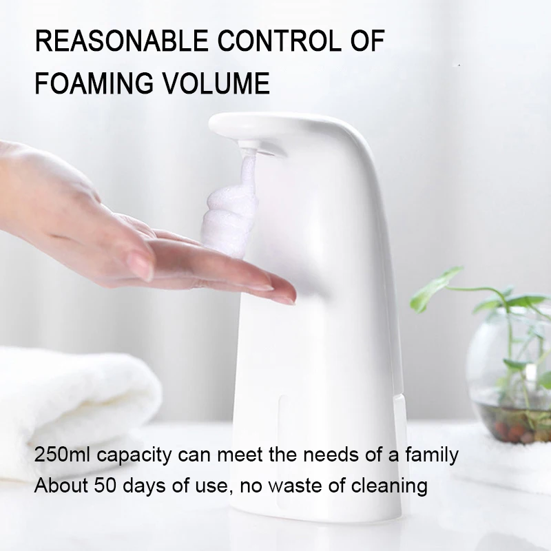250 мл Автоматический Инфракрасный Дозатор Мыла Бесконтактный Диспенсер для