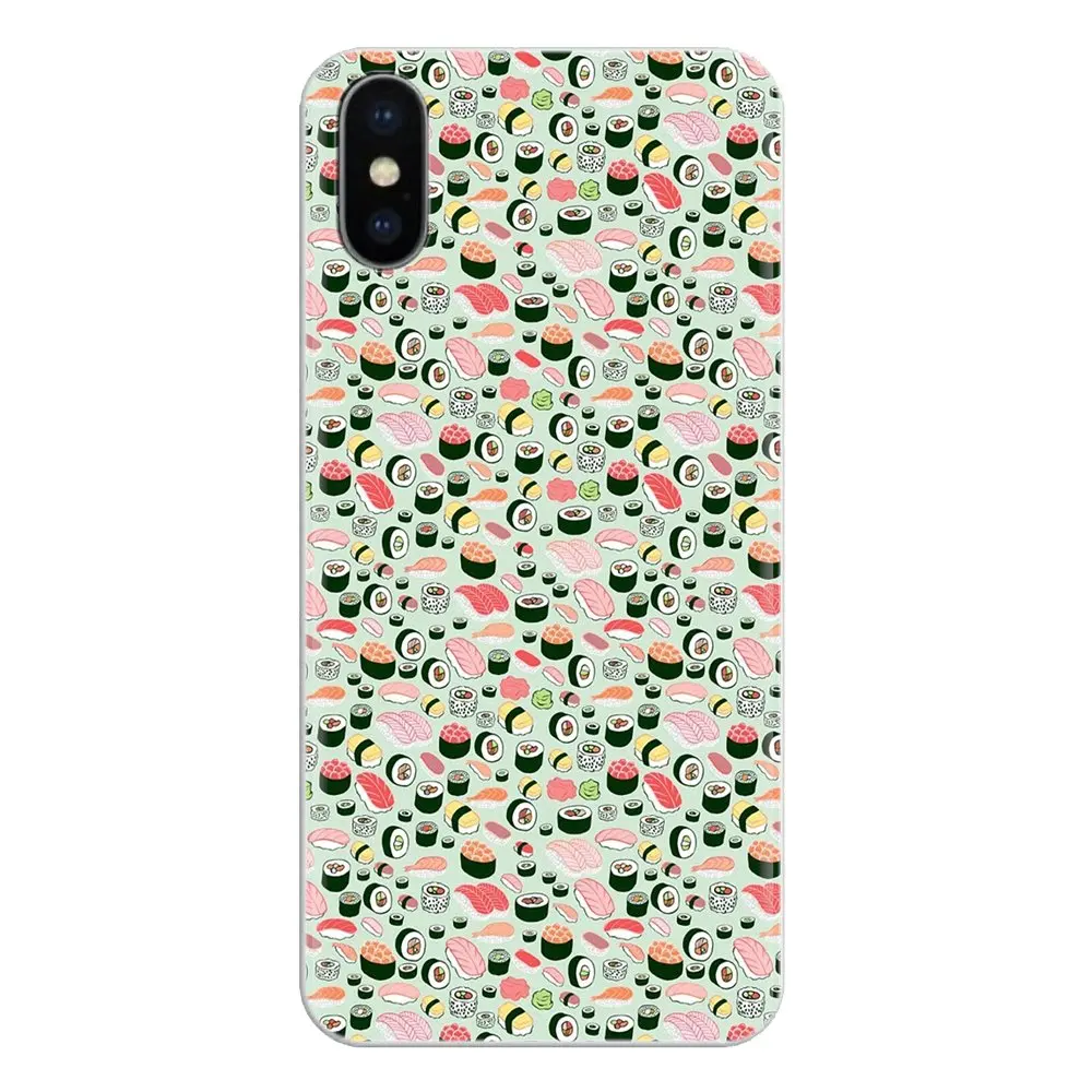 Мягкий чехол для Xiaomi Mi3 Samsung A10 A30 A40 A50 A60 A70 Galaxy S2 Note 2 Grand Core Prime суши японская кухня
