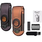 Электробритва для мужчин с двойным лезвием возвратно-поступательная бритва USB перезаряжаемая бритвенная машинка Триммер Уход за лицом влажная двойного назначения