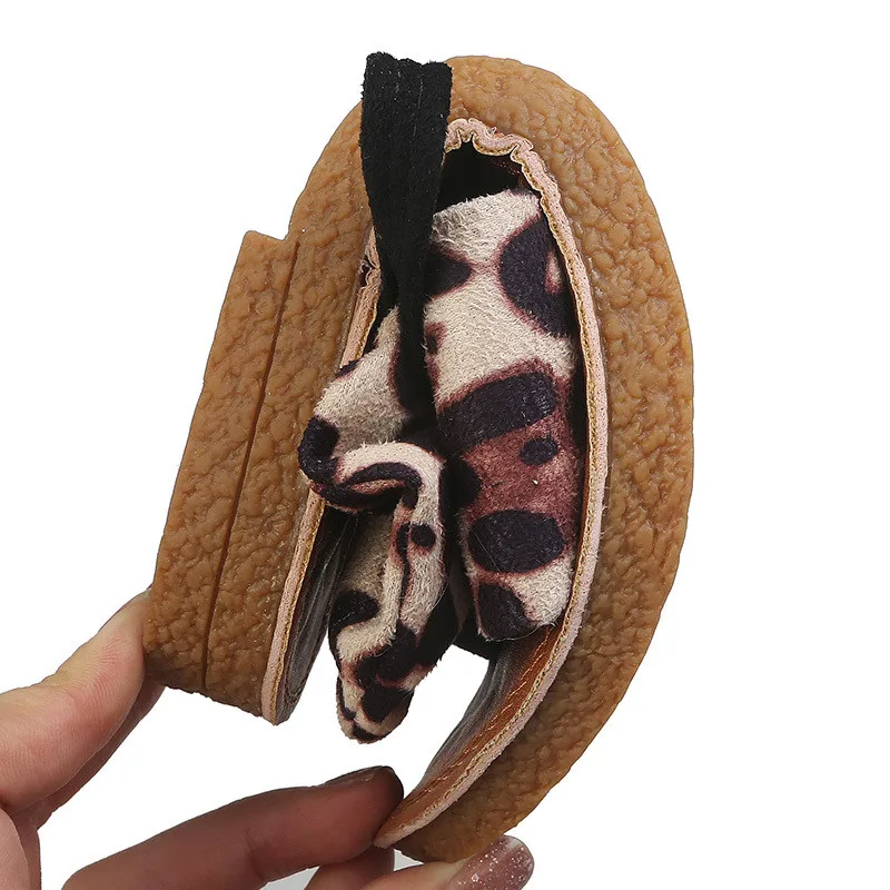 SAGACE 2020 Leopard Print Slippers Women Summer Beach Casual Shoes Retro Ladies Slipper Sexy Bowknot Design Flat Sandals | Спорт и