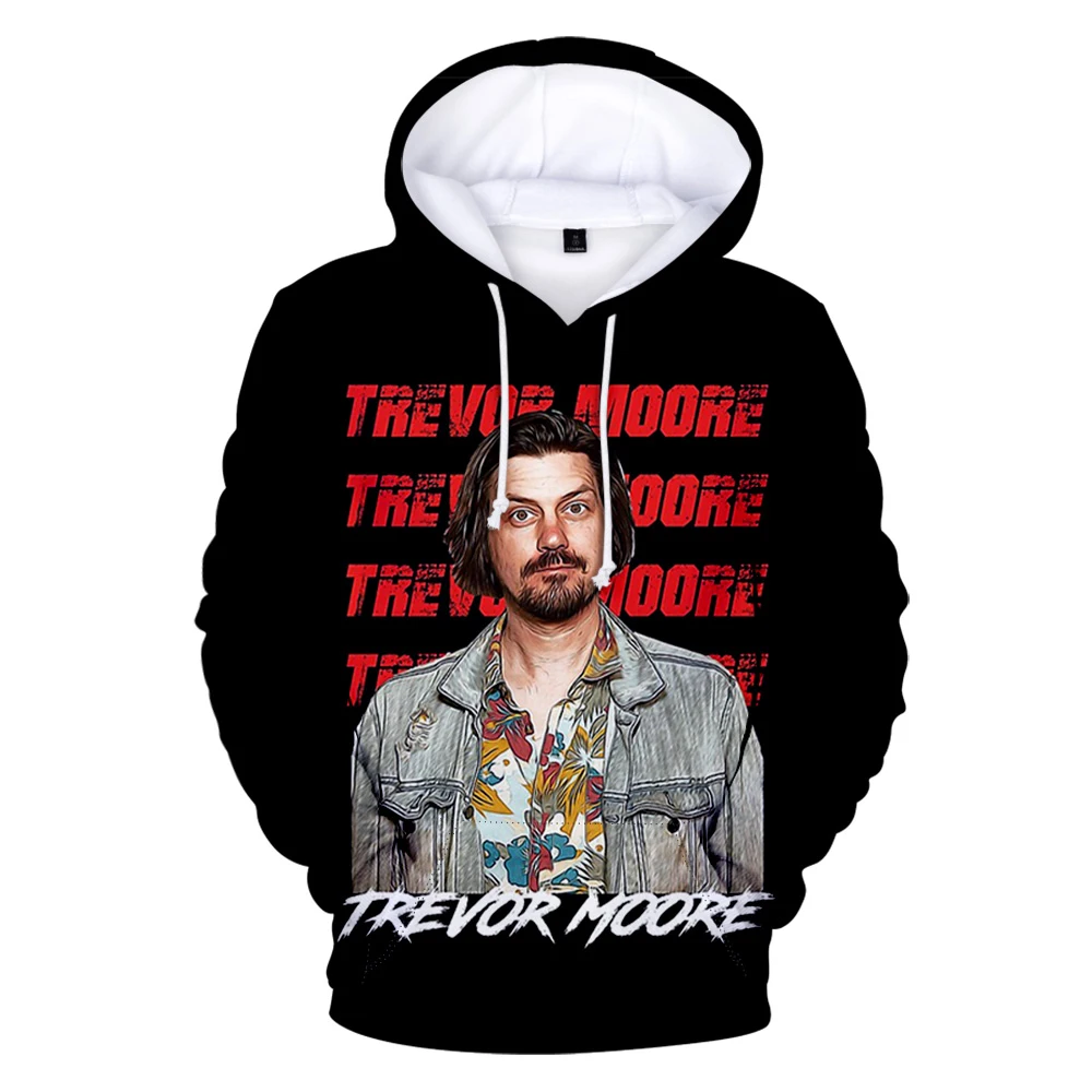 

Толстовка с капюшоном для фанатов Trevor Moore, детская 3D Толстовка, женский и мужской спортивный костюм, уличная одежда в стиле Харадзюку, свобод...