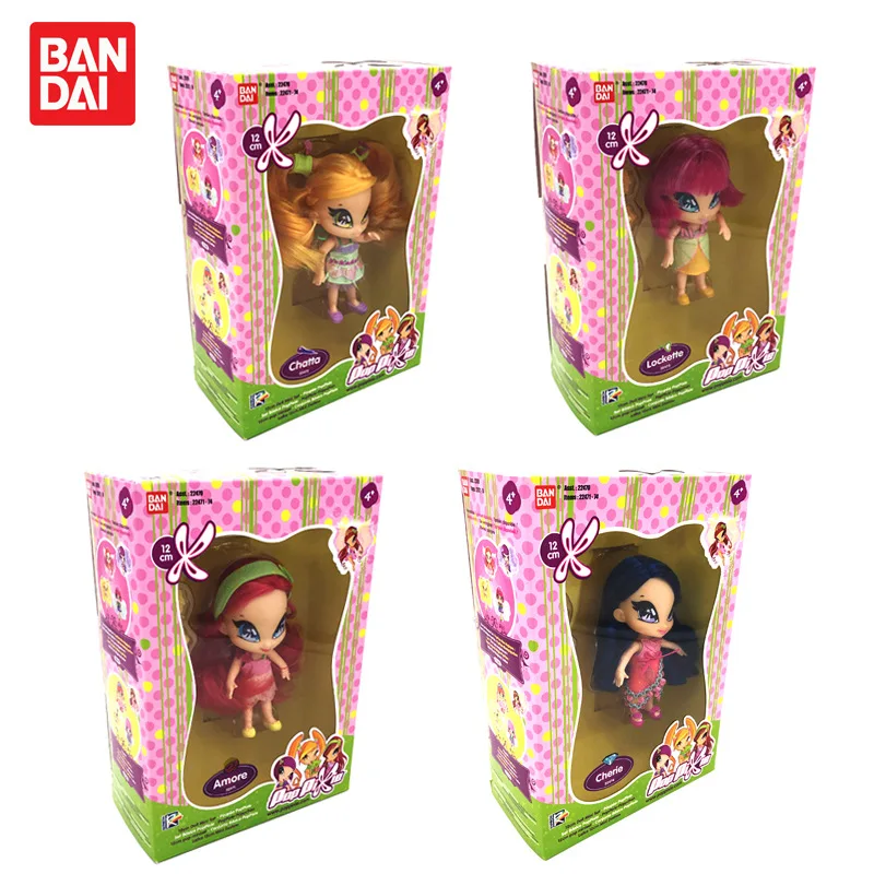 

Фигурки аниме Bandai, цветочные феи, куклы с расческой, Расчесывали волосы семейного набора для макияжа, куклы для девочек, игрушки