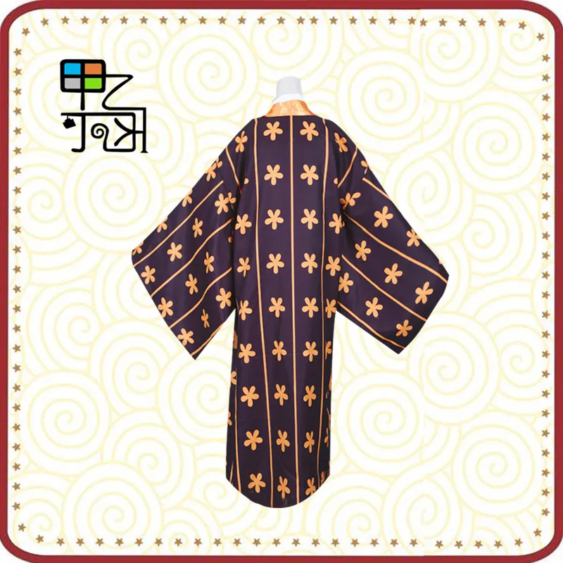 

Japan Anime One Piece Wano Country Trafalgar Law Yukata Cosplay Costume Luxury Kimono Bathrobe