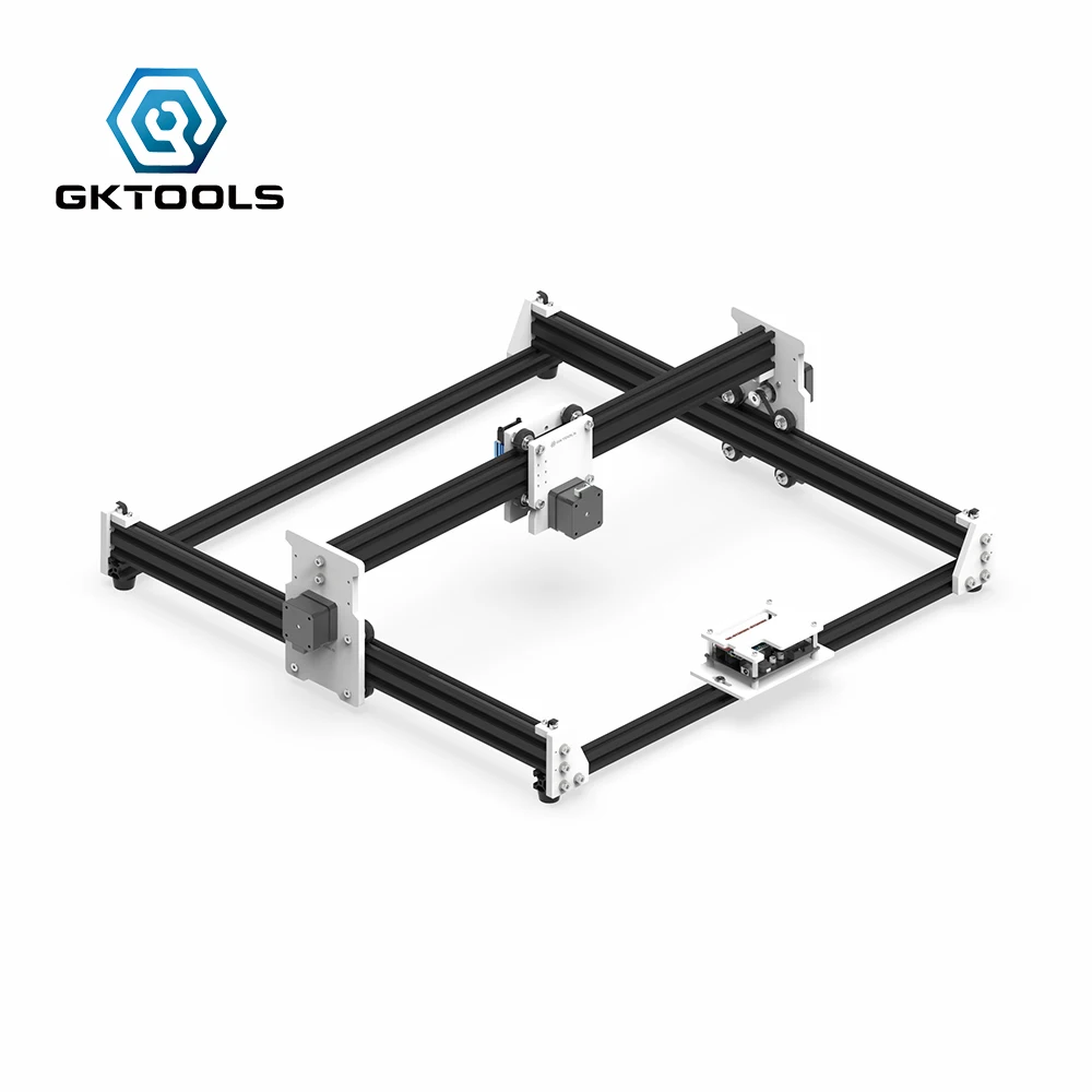 Лазерный гравер GKTOOLS 500 МВт 2500 мвт DIY для дерева с ЧПУ гравировальный станок 45*45 см
