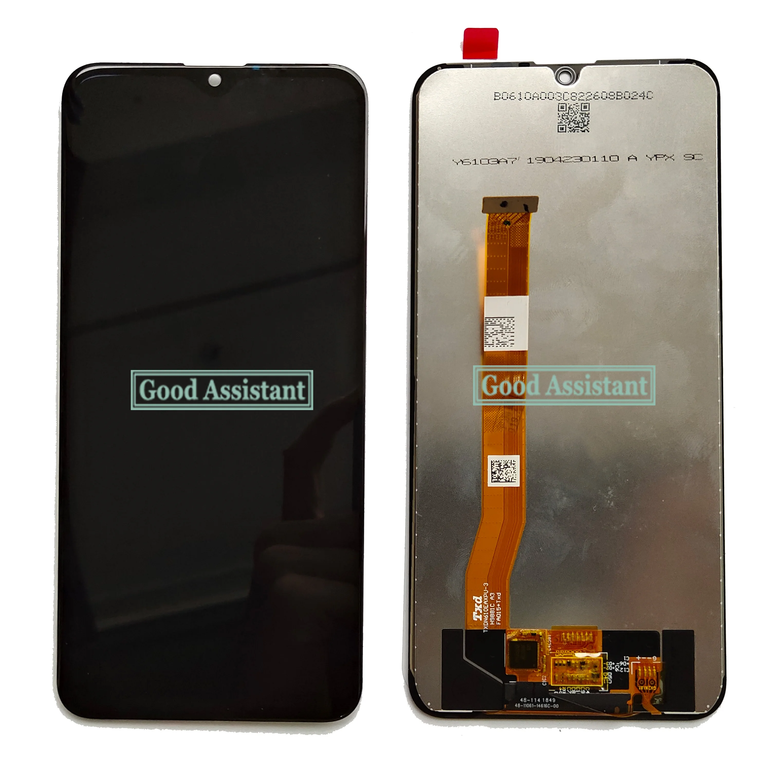 Черный 6,1 дюйма для Oppo A1k CPH1923/для Oppo Realme C2 RMX1941 RMX1945 ЖК-дисплей кодирующий преобразователь сенсорного экрана в сборе