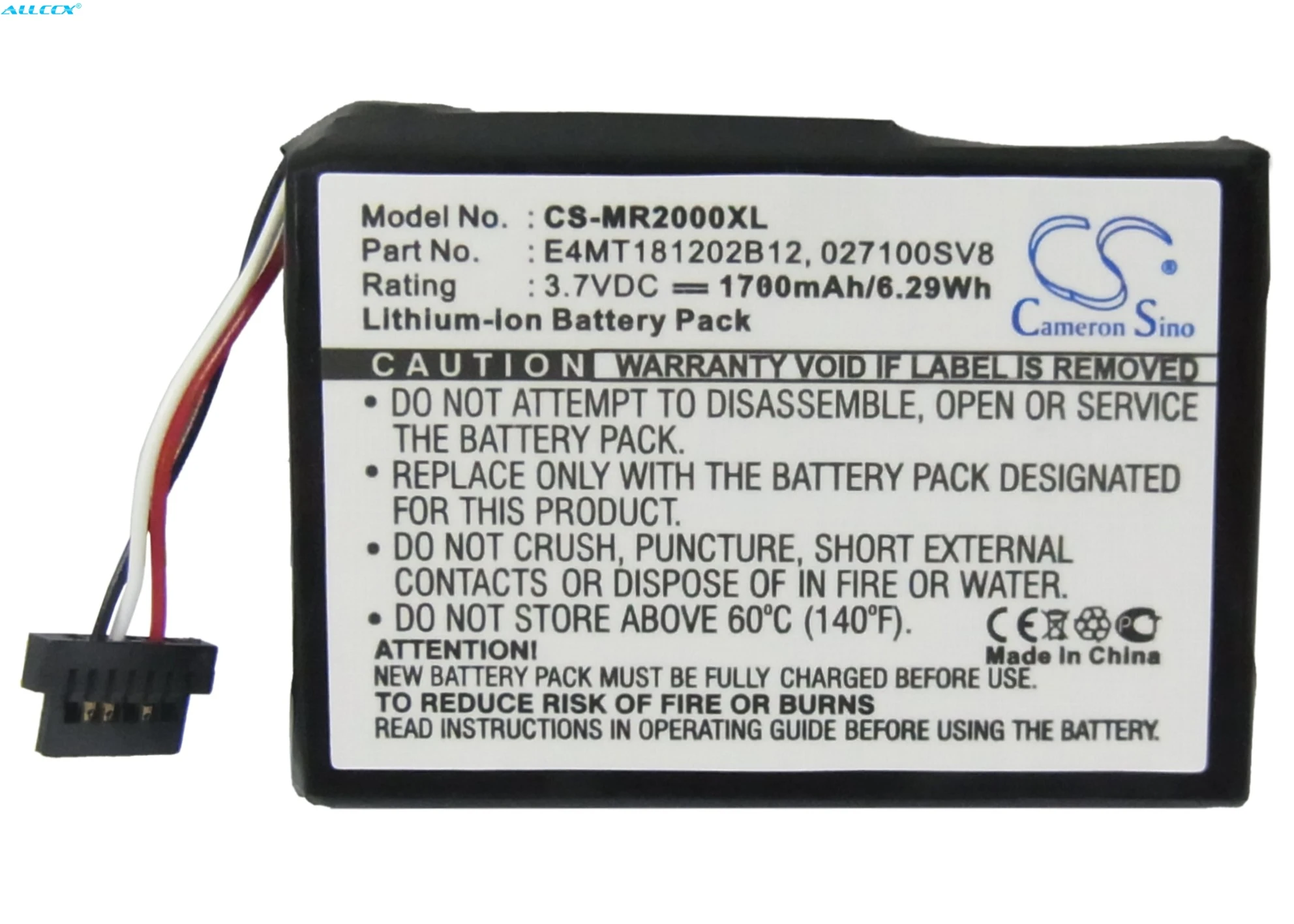 Аккумулятор Cameron Sino 1700mAh 027100SV8 37 00030 001 E4MT181202B12 для MAGELLAN RoadMate 2000 2200 T 2250T|Цифровые