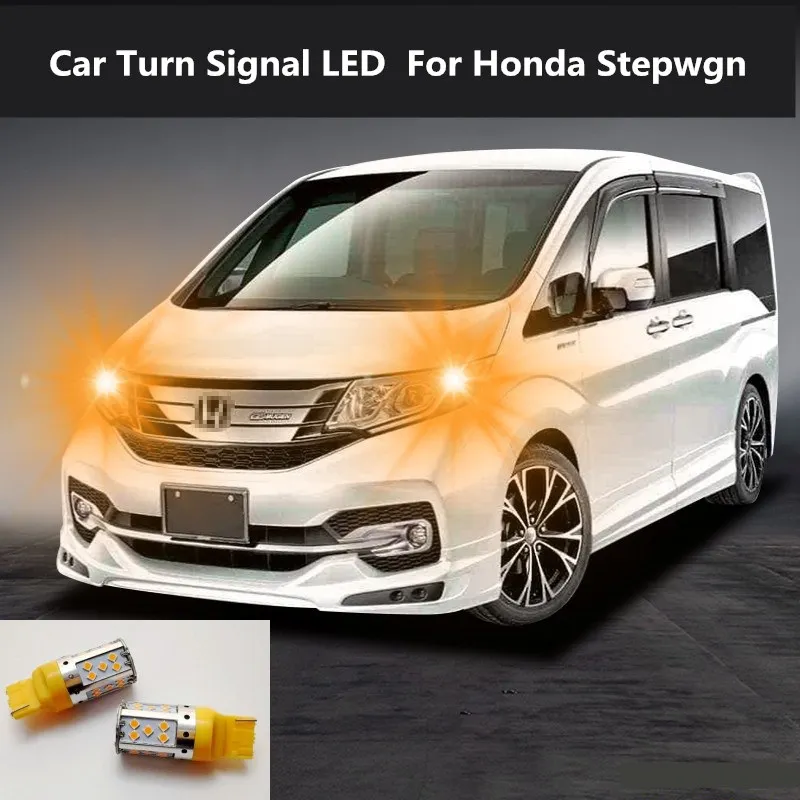 

2PCS Car Turn Signal LED RFRGRKRP Command light headlight modification 12V 10W 6000K For Honda Stepwgn