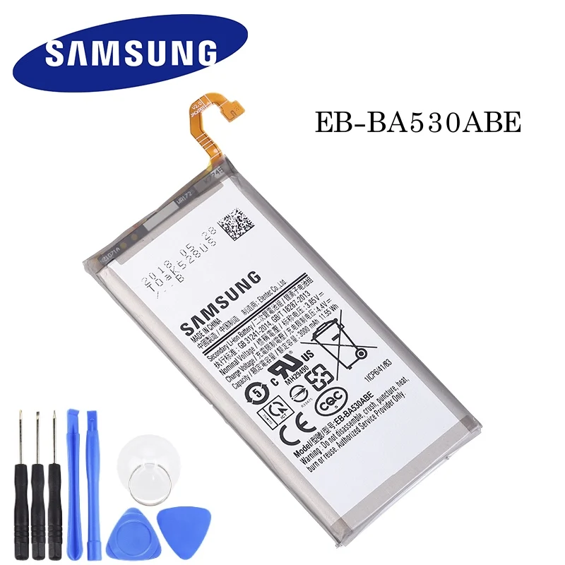 samsung запасной телефон батарея EB-BA530ABE для samsung Galaxy A8(A530) A530 SM-A530F 3000mAh