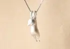 Модное ожерелье с кулоном в виде Милого Животного, кота, Очаровательная Длинная цепочка серебряного цвета, ожерелья с котенком, питомцем, ювелирные изделия на удачу для женщин, подарок вечерние ринку