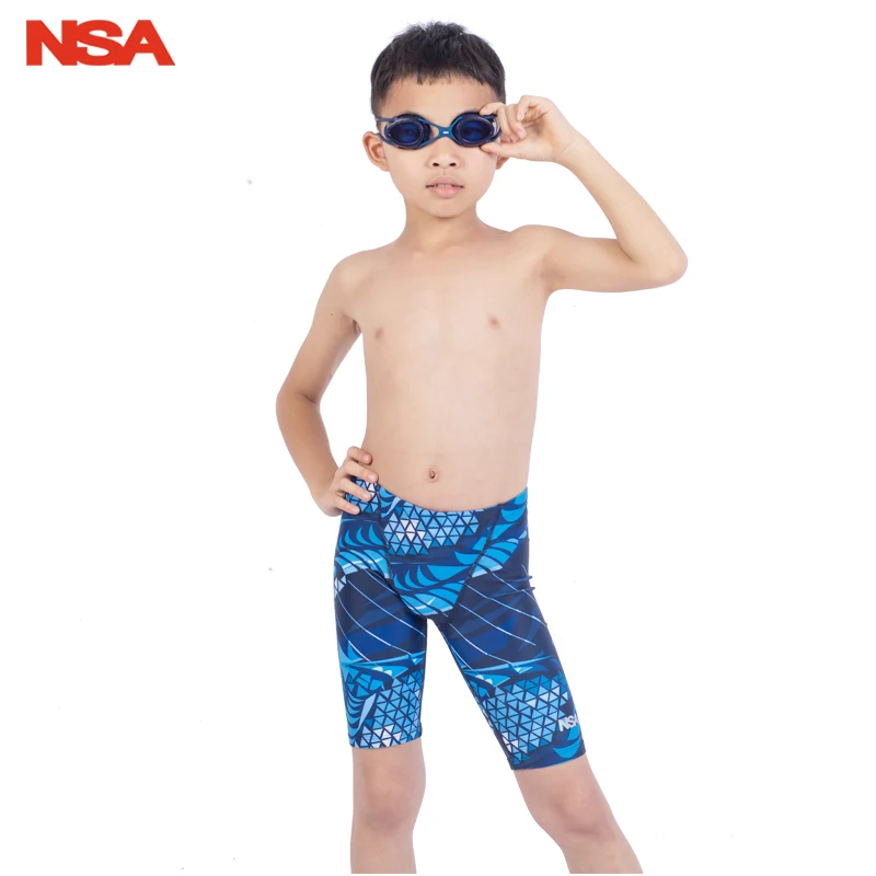 Костюм для плавания NSA мальчиков мужские плавки трусы-боксеры Профессиональные