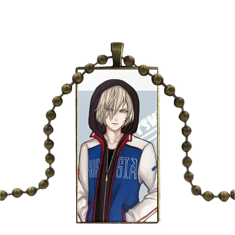 Женское ожерелье с подвеской Yuri On Ice Plisetsky подвеска изображением Галактики