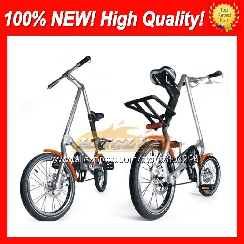 

Горный велосипед с пятью спицами, металлические колеса 16 дюймов, двойной шок, интегрированные, складные легкие горные велосипеды
