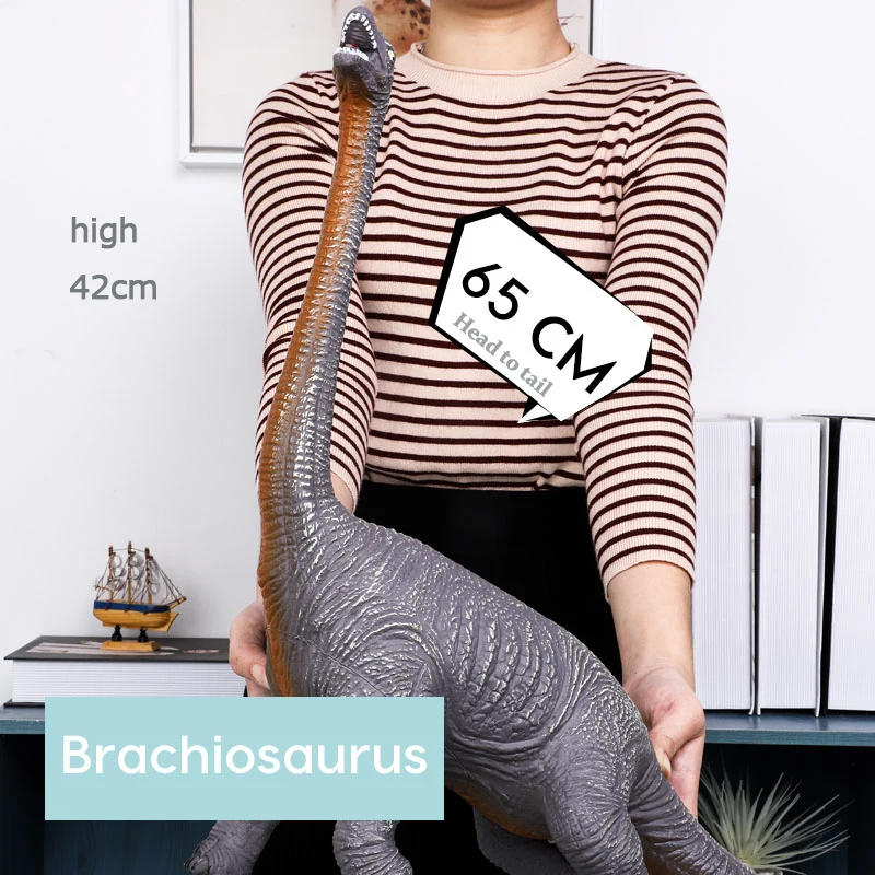 Модель динозавра 68 см игрушка большого размера тираннозавр рекс мягкие куклы