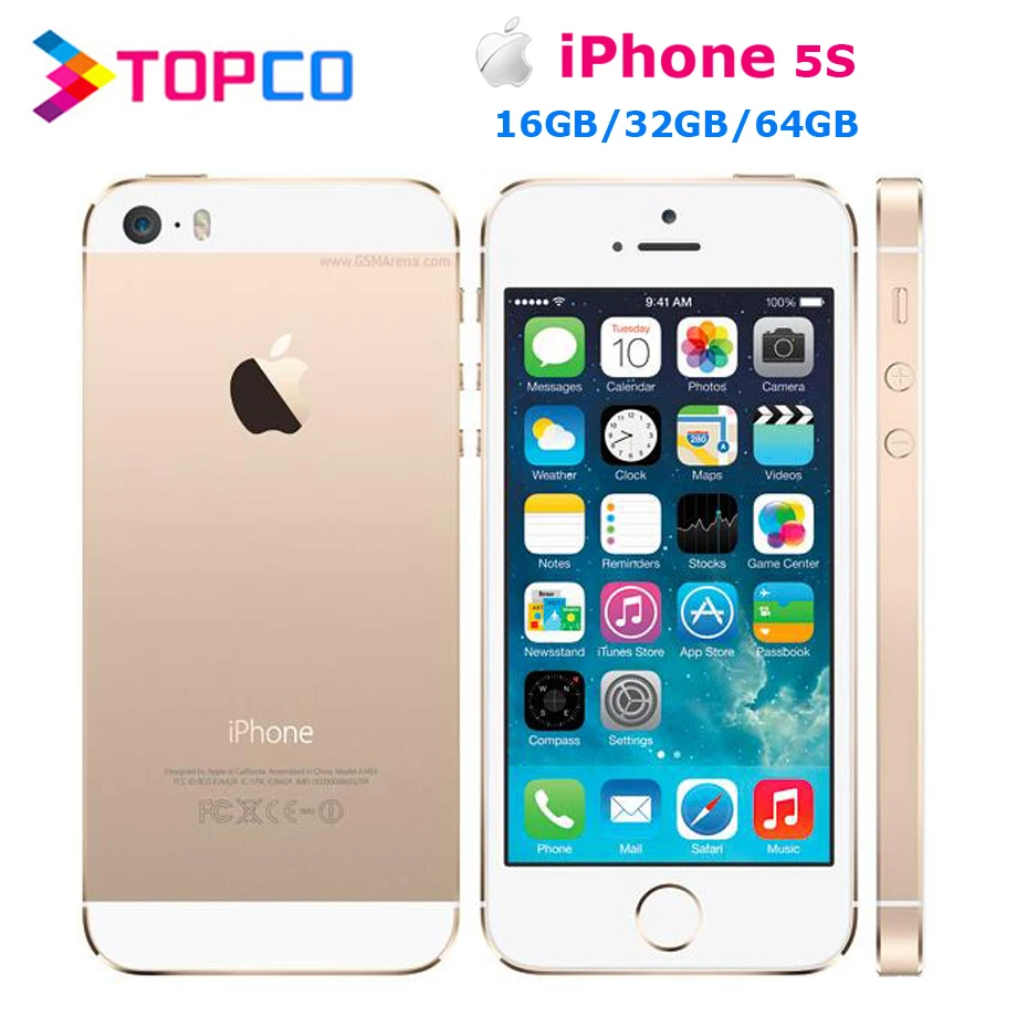 Мобильный телефон Apple iPhone 4G LTE с заводской разблокировкой 16 ГБ 32 64 Гб ПЗУ 8 Мп iOS 4 0