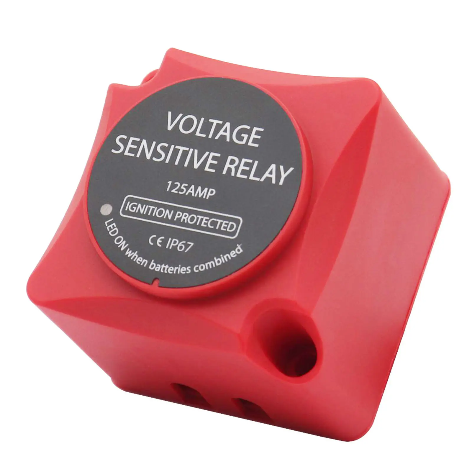 

12V 125A Smart Dual Battery Isolator Voltage Sensitive Split Charge Relay Car Part 2 Battery Bank Charging for ATV SUV RVs