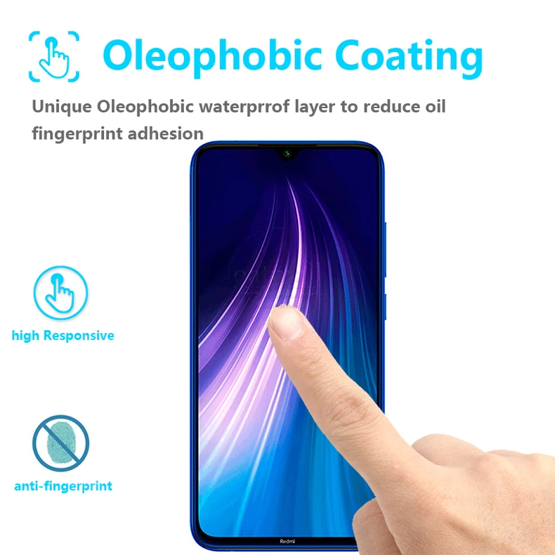 Полное покрытие закаленное стекло для Xiaomi Redmi Note 8 Pro стекло Защитная пленка для Xiomi Redmi 8A защитная пленка