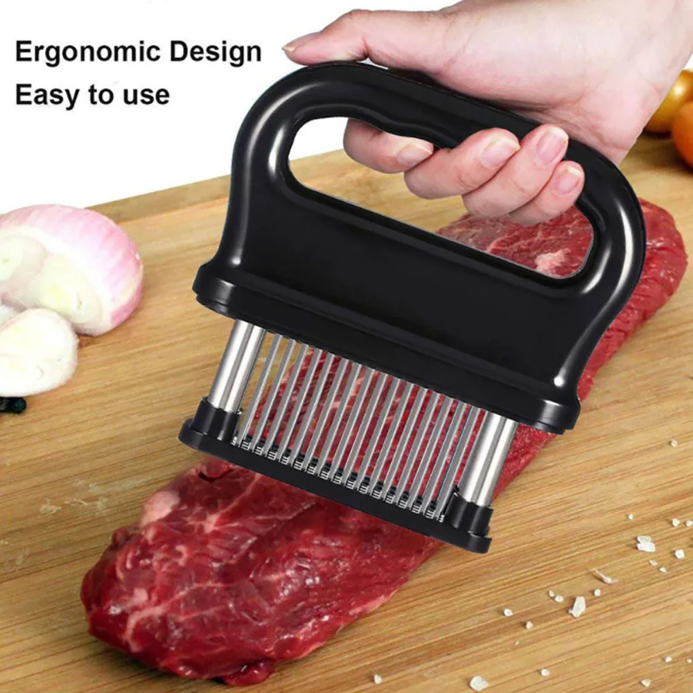 Tenderizer для мяса 48 ультра острых игл из нержавеющей стали кухонный инструмент