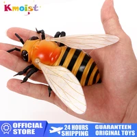infrared rc insects honeybee model toy simulation ir rc insects bee honeybee electronic pet robot model prank toy joke toys gift