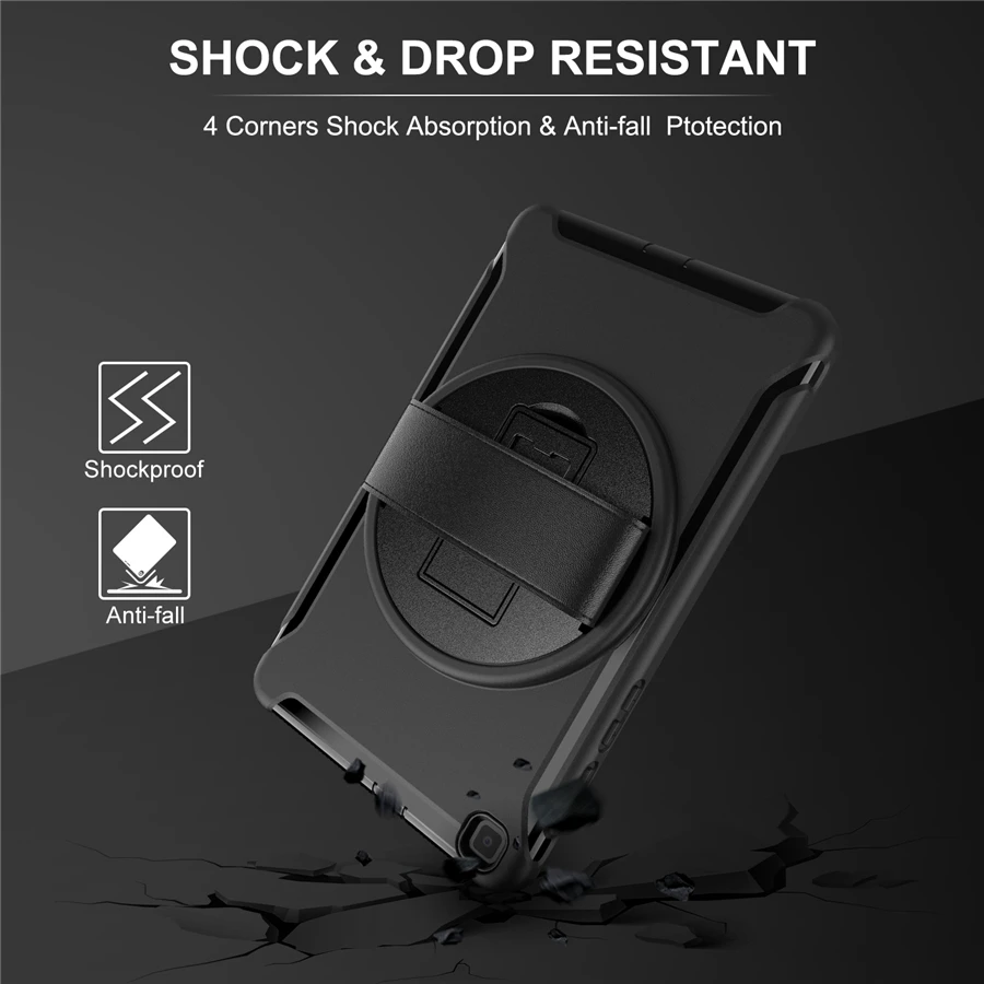 Tablet Case for Samsung Galaxy Tab A 8.0 2019 SM-T290 SM-T295 Shockproof Kids Safe PC Silicon Hybrid Stand Full Body Cover Coque |