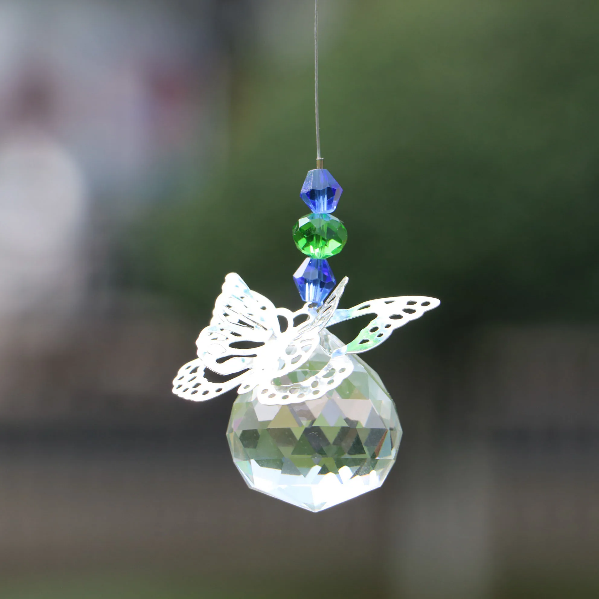 1 шт. хрустальный шар-бабочка | Дом и сад