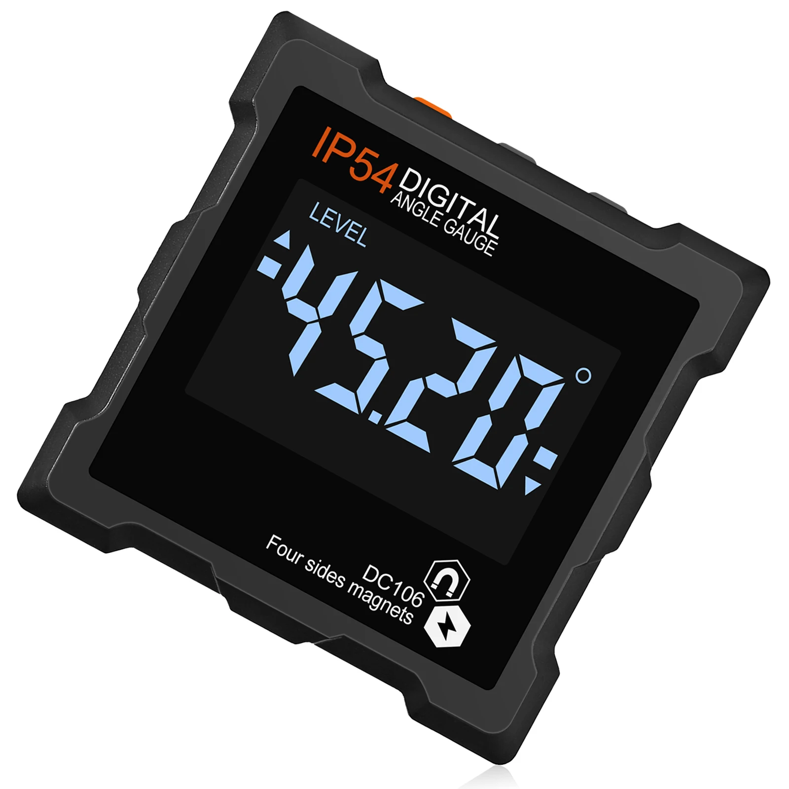 

TANiCE Portable Digital Level Box Waterproof Angle Finder Protractor Level Gauge Bevel Gauge Inclinometer With LCD Display