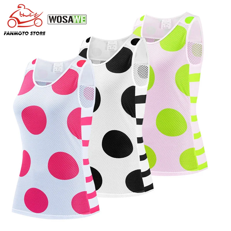 WOSAWE Женский Летний жилет для езды на велосипеде и мотоцикле велосипедная майка