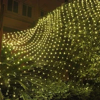 christmas outdoor park garden holiday lighting decoration lantern string starry fishing net led lights fairy lights garland