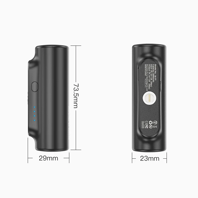 magnetic power bank 3000mah mini magnetic portable emergency wireless power bank mobile phone battery charger for xiaomi huawei free global shipping