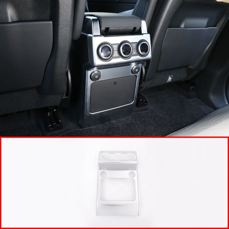 1 шт. для Land Rover Discovery 5 LR5 2017 ABS хромированный подлокотник коробка задняя AC Розетка