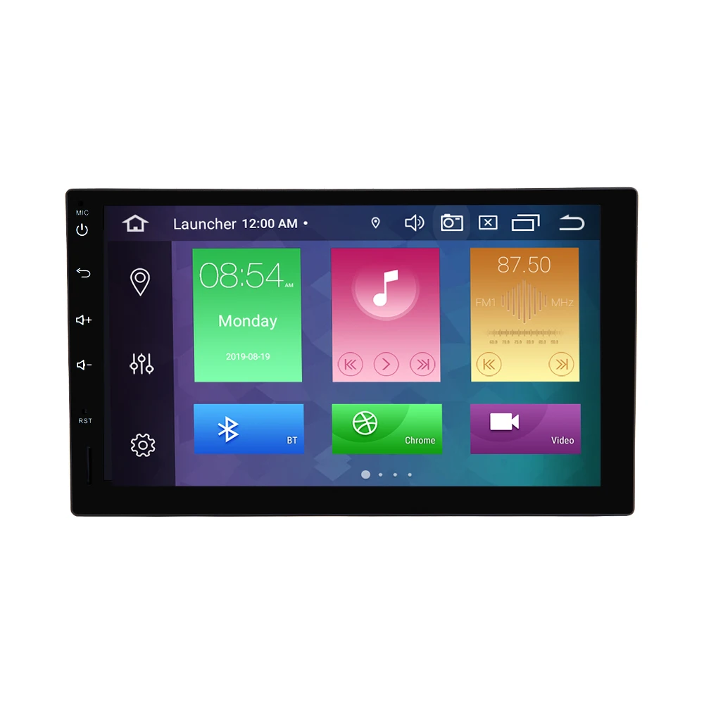 Ips DSP 4G ram 64G Qcta Core 2 Din Android 9,0 Автомагнитола универсальная мультимедийная без dvd-плеера gps Навигация стерео аудио головное устройство