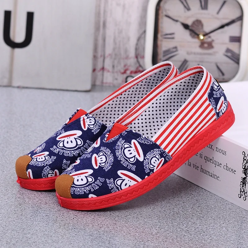 LISM 2020 Весна Лето Новая женская обувь Старый Пекин парусиновая низкая плоская