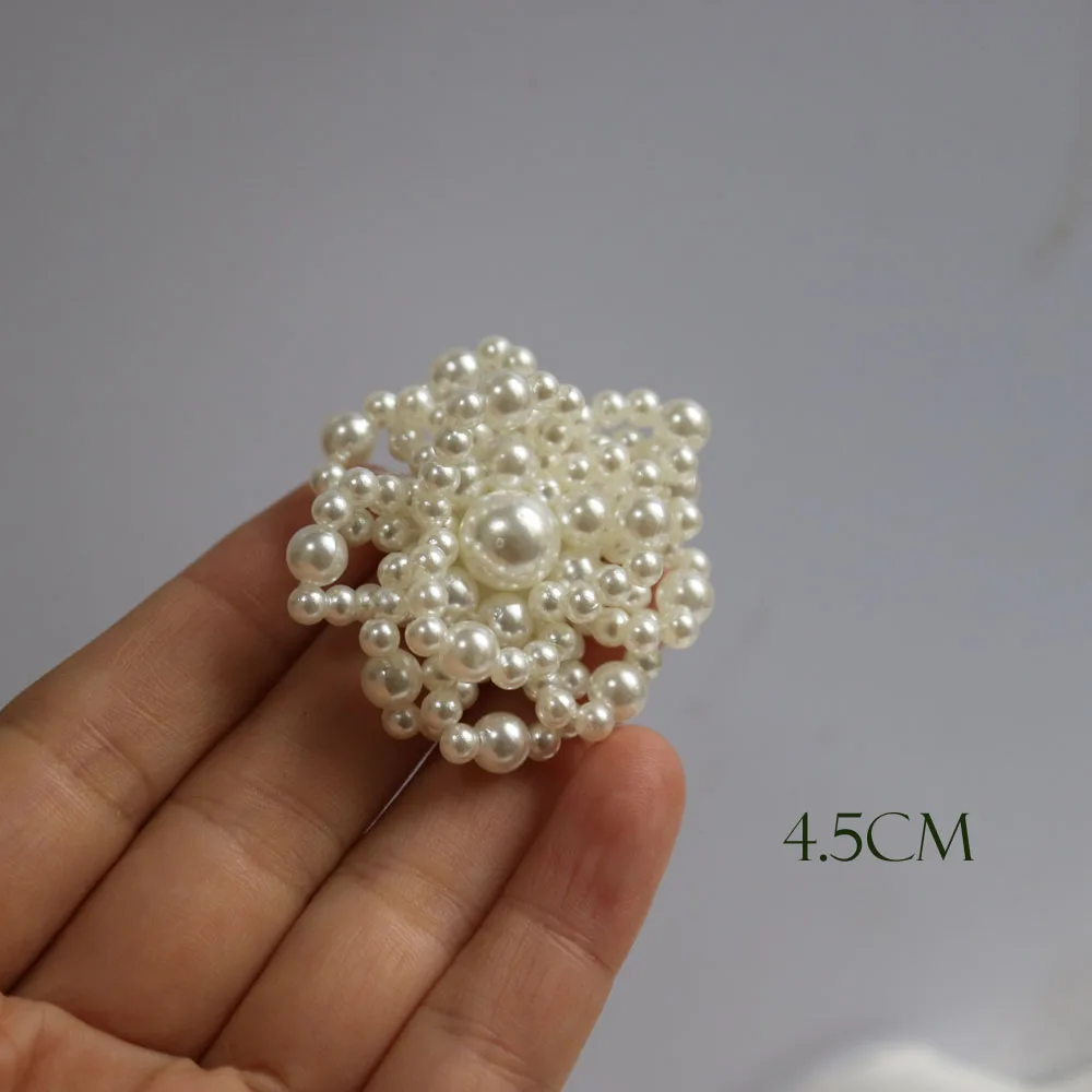 1 шт. круглая кисточка жемчужные бусины нашивки для одежды Пришивные блестки