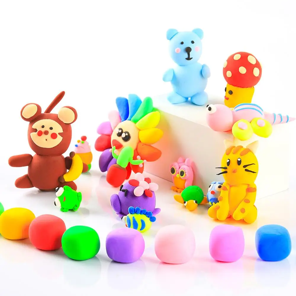 DIY пушистая пена слизь воздух сухой Пластилин Глина для мягкого хлопка талисманы