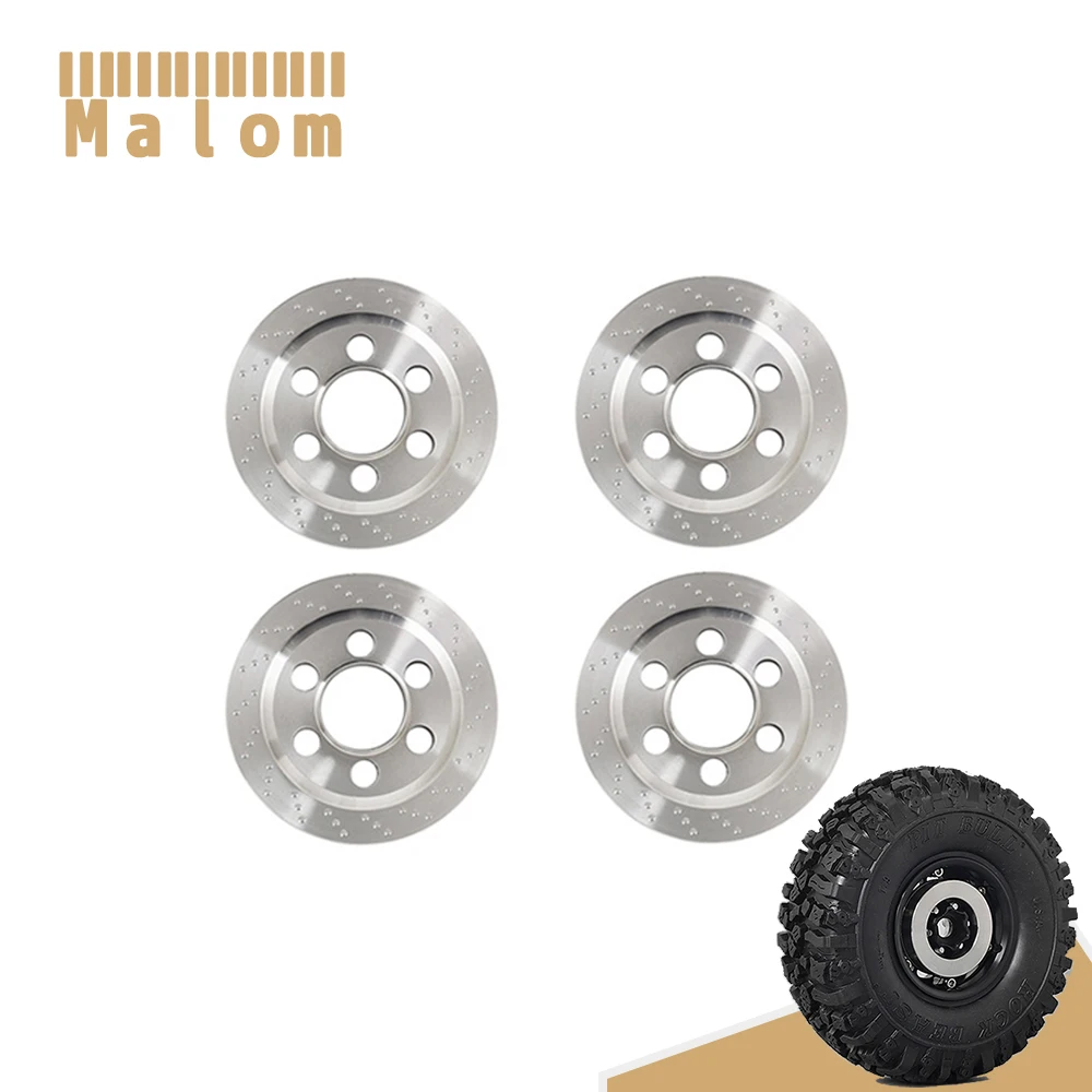 

2 шт./4 шт. Нержавеющая сталь счетчик Вес баланс Вес для 1,9 2,2 дюймов колёсные диски Traxxas TRX4 TRX6 осевой SCX10 90046 GEN8 TF2