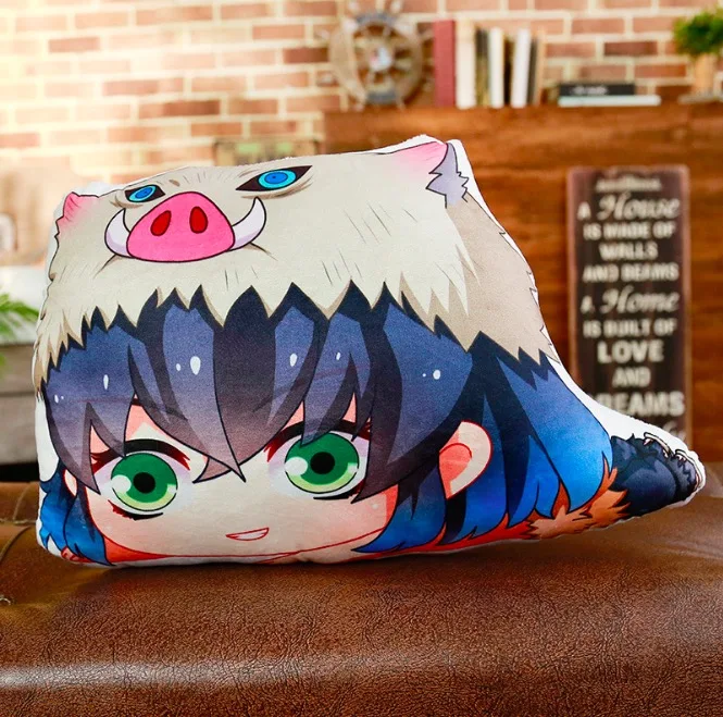 Аниме игрушка-Рассекатель демонов Kimetsu no Yaiba Kamado Tanjirou Giyuu фигурка Мягкая Плюшевая