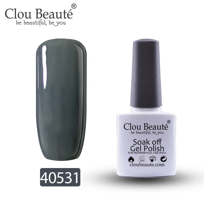 40531 Гель-лак для ногтей Clou Beaute 79 цветов полуперманентный замачивающийся лак для ногтей маникюрный УФ СВЕТОДИОДНЫЙ Цветной Гель-лак 10 мл серия Nude - Цвет: 40531