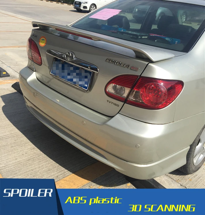 Спойлер для Corolla спойлер Toyota 2003 2005|rear spoiler|spoiler for toyotacar rear wing |