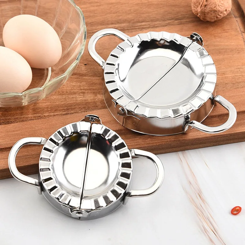 

Stainless Steel Dumpling Maker Dumplings Artifact Dumpling Mold Manual Dumpling Making Utensils Large Size Kitchen Accessories
