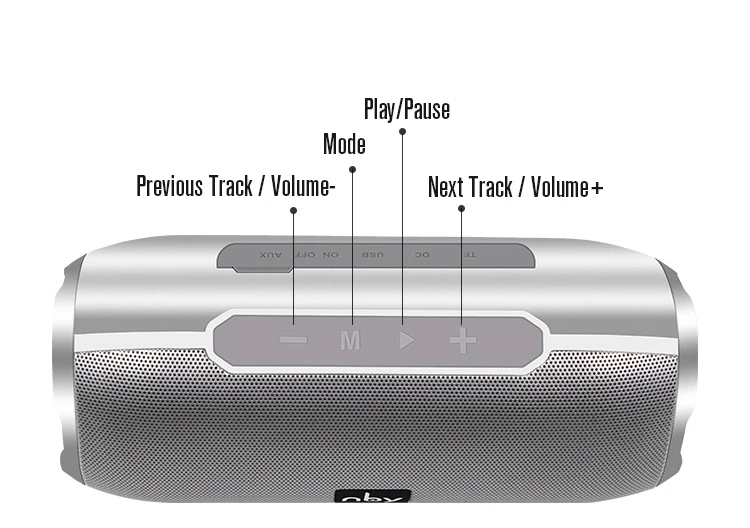 NBY 6670 портативный Bluetooth динамик FM радио 10 Вт водонепроницаемый беспроводной громкий динамик 3D стерео музыка звук открытый сабвуфер, колонки