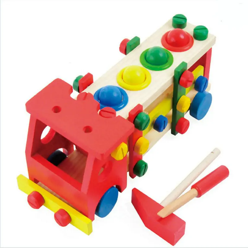 Детские деревянные игрушечные инструменты детский инструмент разборка