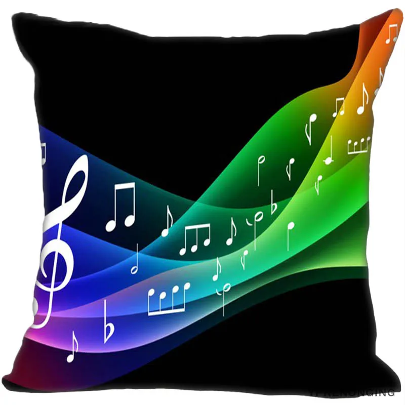 Custom Srdiecko Noty Square Pillowcase Zippered Pillow Cover Case 35X35 40x40 45x45cm(One Side)180522-02-777 | Дом и сад