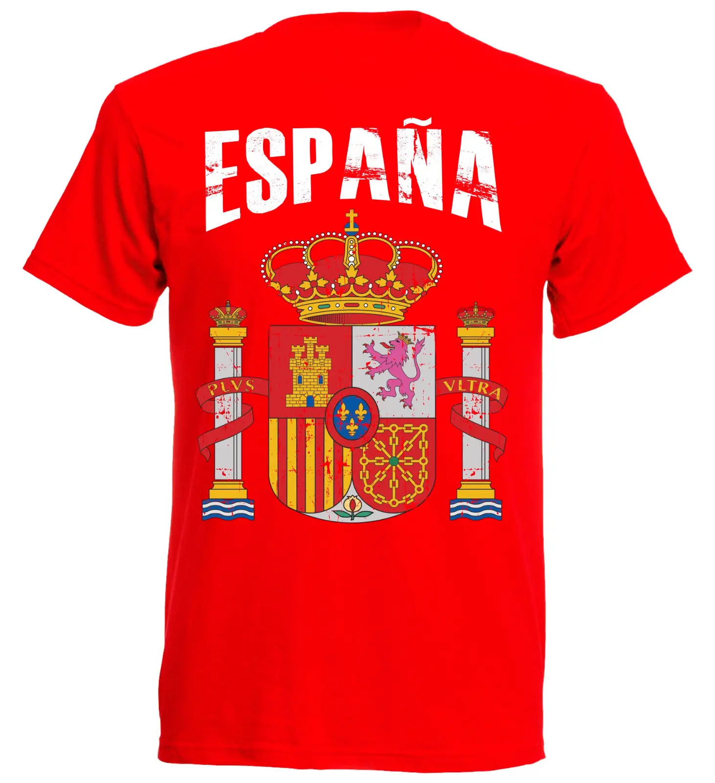 Лето 2019 хлопок мужская мода Летний стиль фитнес бренд Espana Spanien футболка винтажная