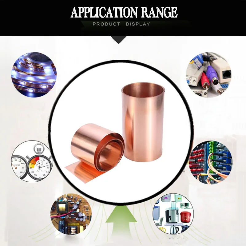 Медная металлическая пластина высокой чистоты 99.99% медный лист для научных