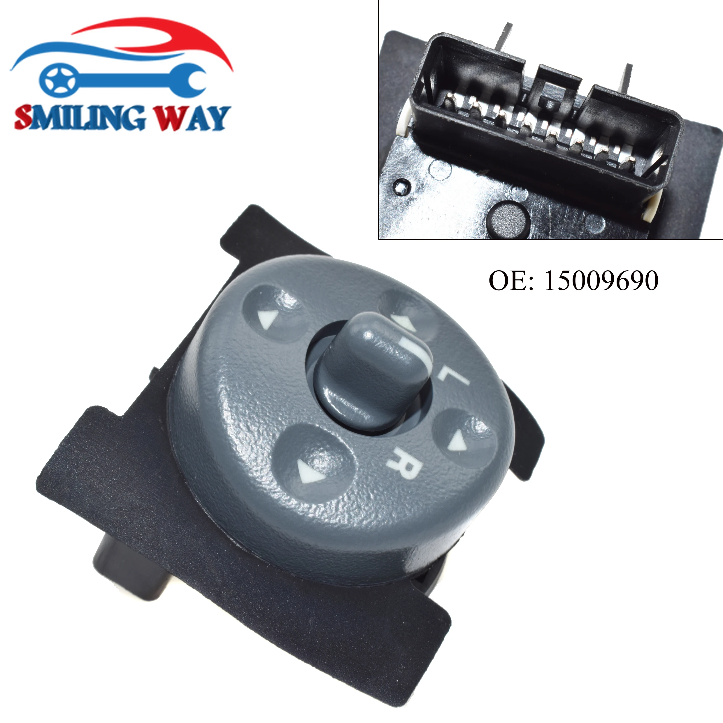 Электрический переключатель управления зеркалом левый водитель 15009690 для Chevrolet GMC