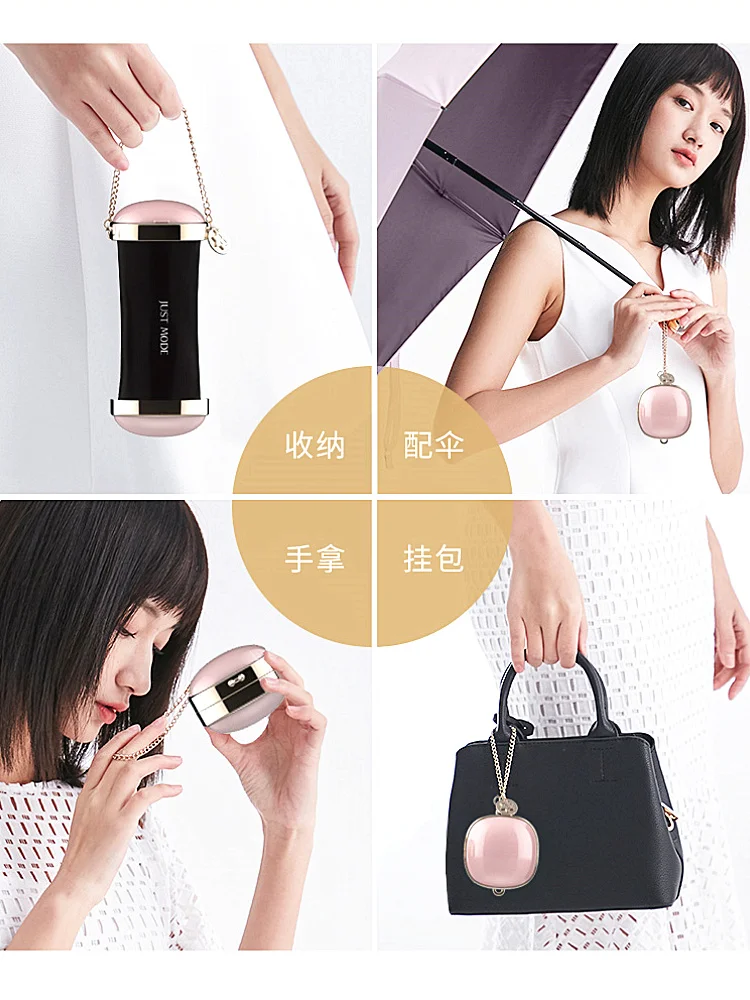 Женский маленький складной зонт от солнца розовый зонтик дождя с УФ-защитой