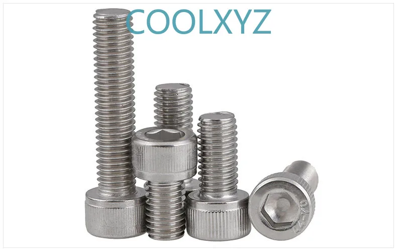 

M14M16M20 304 stainless steel hexscrew/DIN912 cup head hex screw/bolt 2Pcs