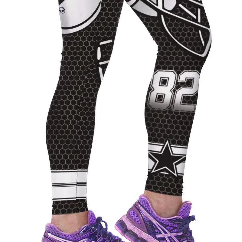 

Newly Women Yoga Pants Leggings Printing High Waist Slim Breathable for Fitness Sport Jogging S66