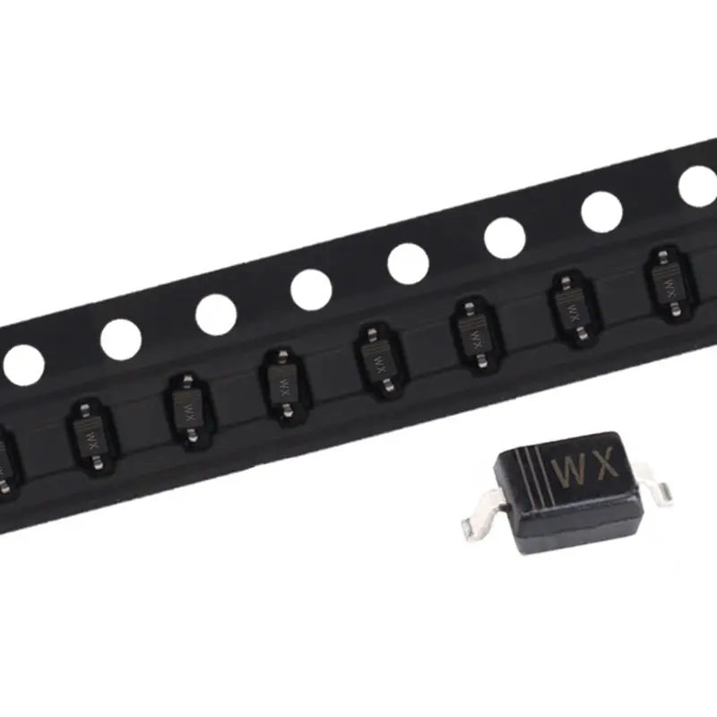 100 шт. SMD Диод Зенера BZT52C24S WO BZT52C27S WP BZT52C30S WQ BZT52C33S WR BZT52C36S WS BZT52C39S WT BZT52C43S WU SOD 323|Диоды| |