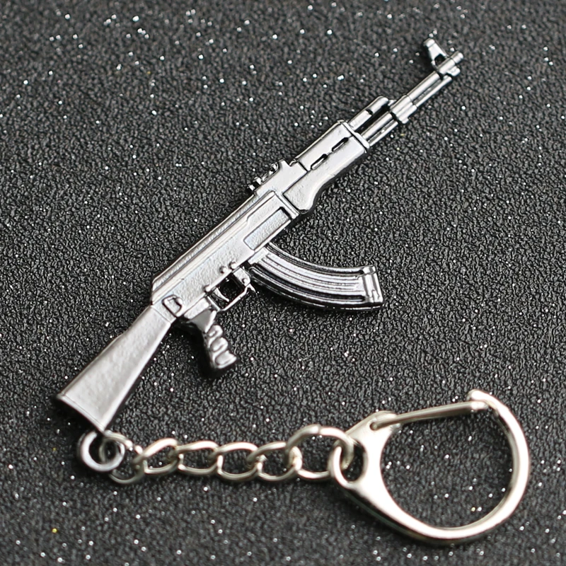 CS GO 10 шт. брелок AK 47 винтовка пистолет оружие против удара Cross Fire AK47 AK-47 логотипы
