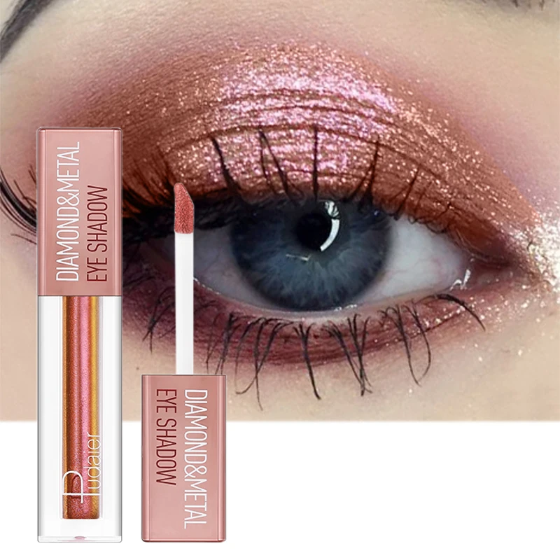 Пудейер тени для век жидкий металлический пигмент серебристо зеленый блеск Тени